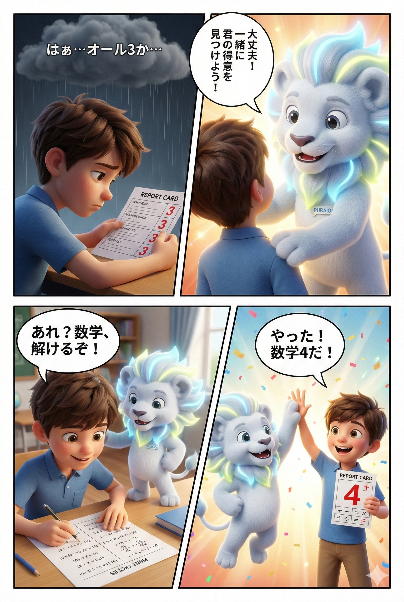 評定3の壁を破るマンガ